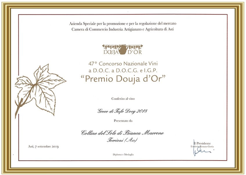 VINO BIANCO GRECO DI TUFO DOCG - 75CL - COLLINE DEL SOLE