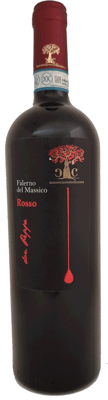 VINO ROSSO FALERNO DEL MASSICO ROSSO D.O.P - 75CL - MASSERIA COSTE DI CUMA