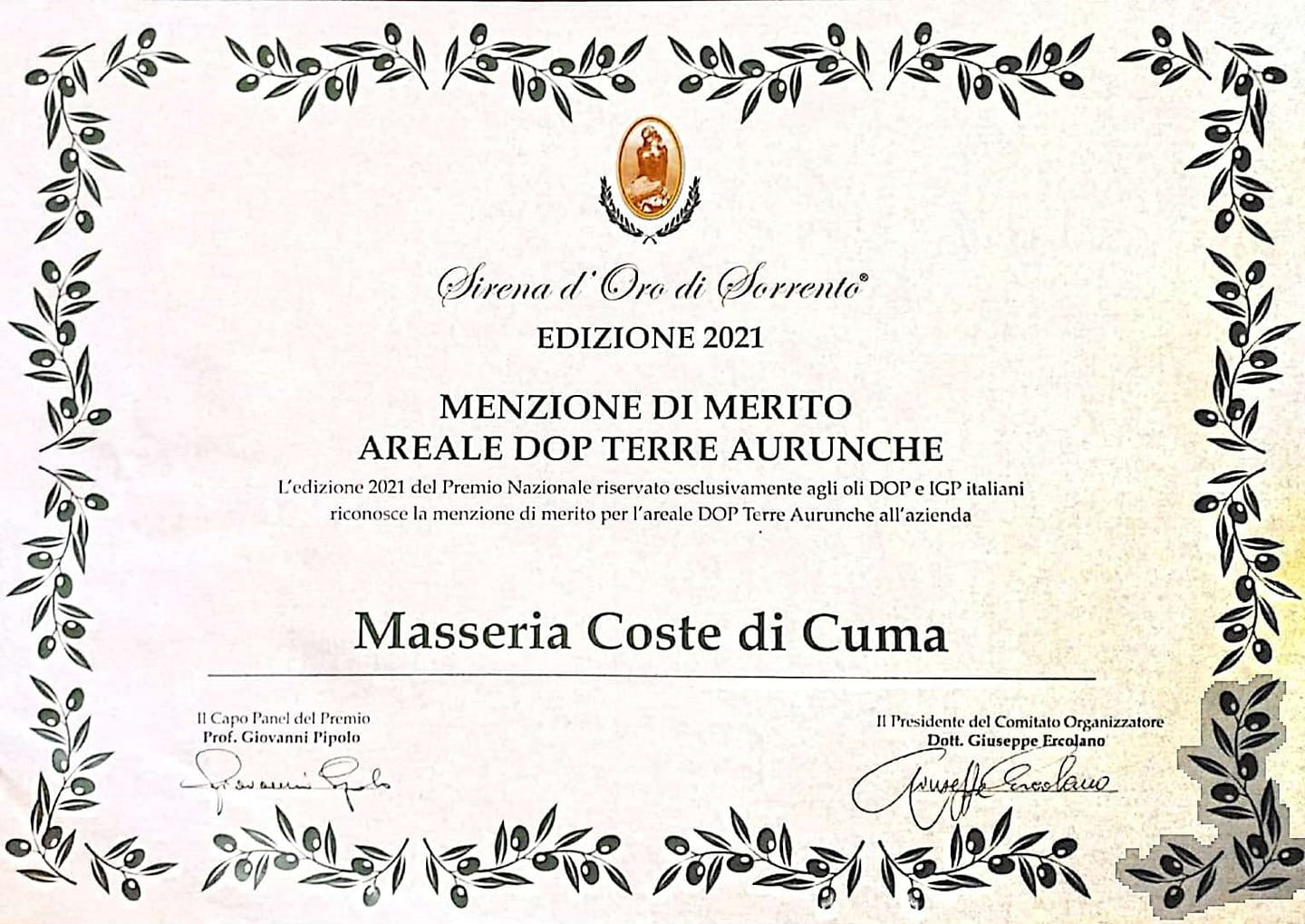 VINO SPUMANTE BIANCO ASPRINIO BRUT - 75CL - MASSERIA COSTE DI CUMA