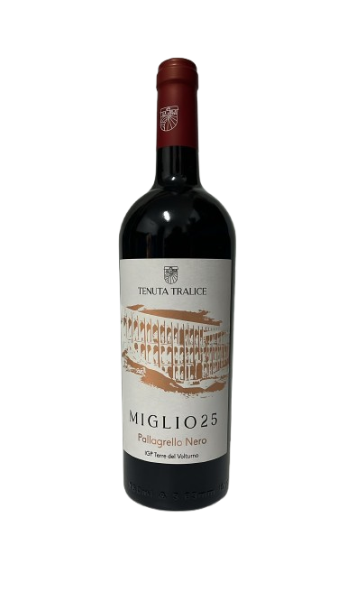 VINO ROSSO MIGLIO 25 PALLAGRELLO NERO IGP - 75CL - TENUTA TRALICE