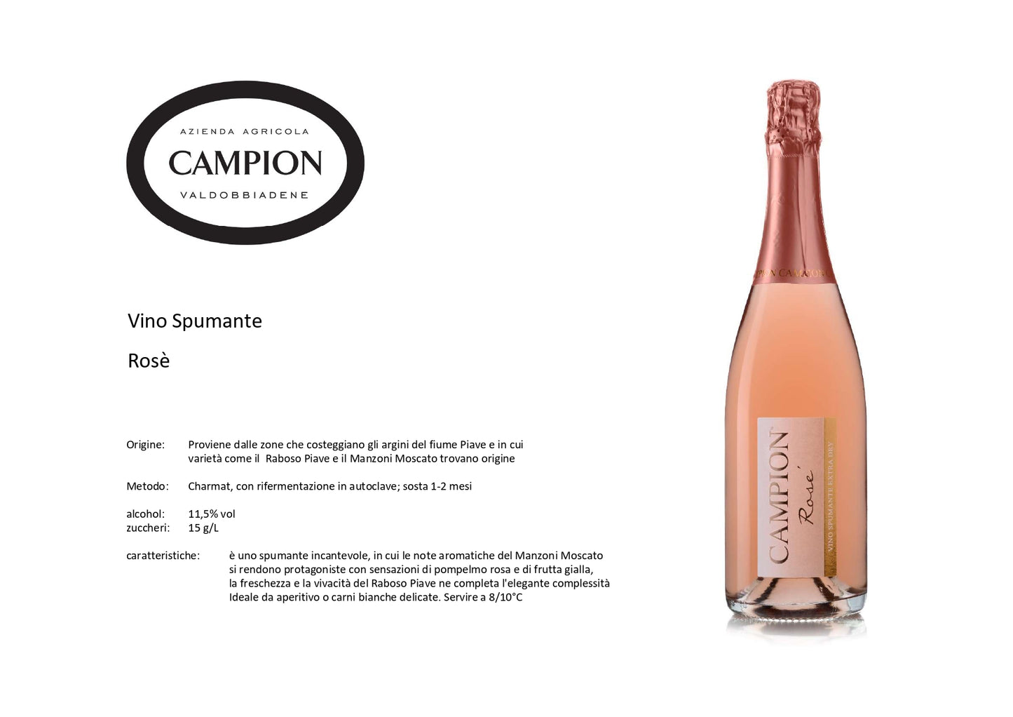 Falanghina Extra Dry Sparkling Wine