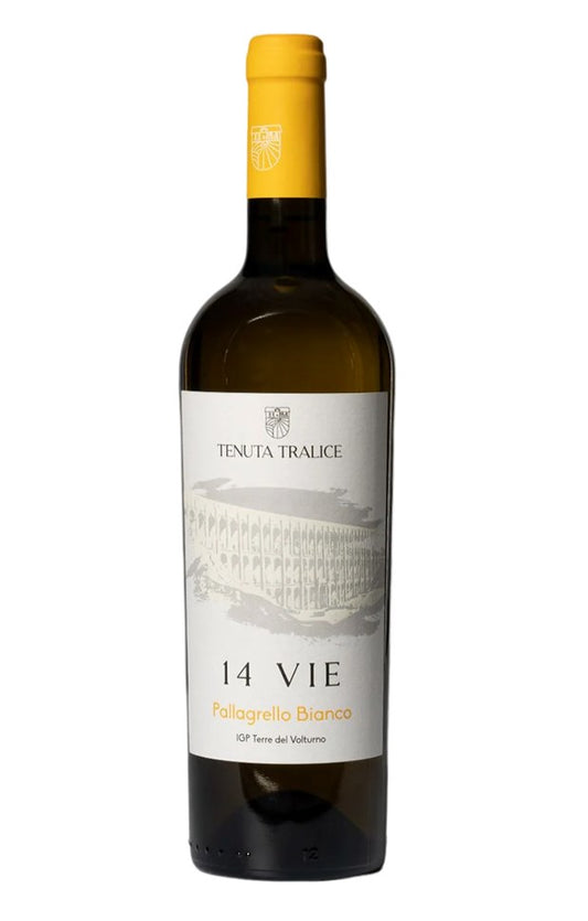 VINO BIANCO 14 VIE PALLAGRELLO BIANCO DOP - 75CL - TENUTA TRALICE