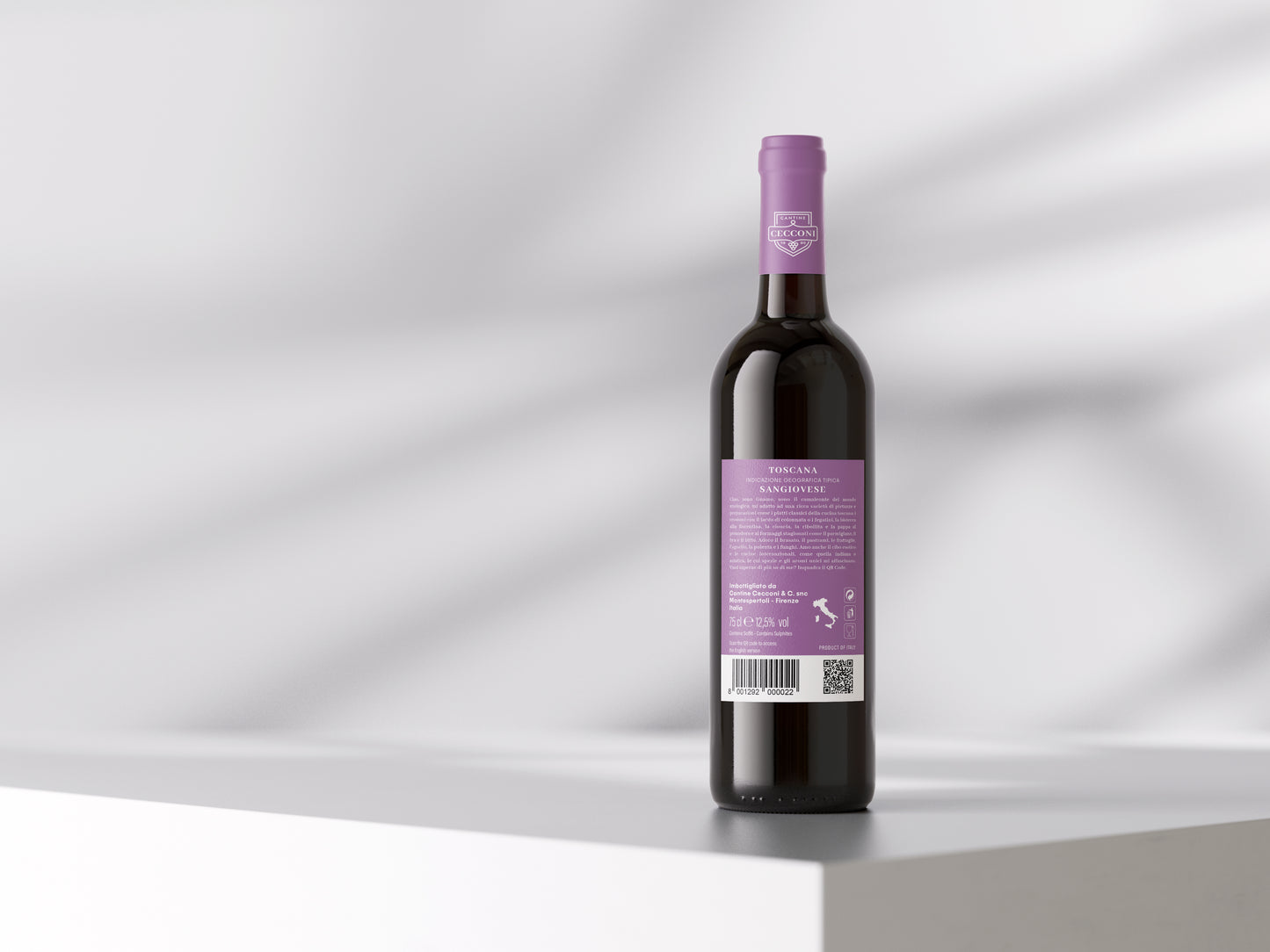 VINO ROSSO GNAMO COLDIBACCO IGT - 75CL - CANTINE CECCONI