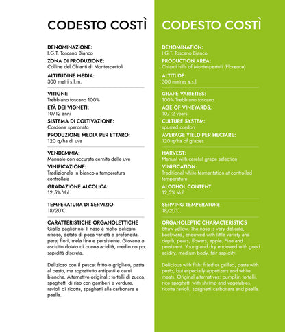 WHITE WINE FIANO DI AVELLINO DOCG - 75CL - COLLINE DEL SOLE