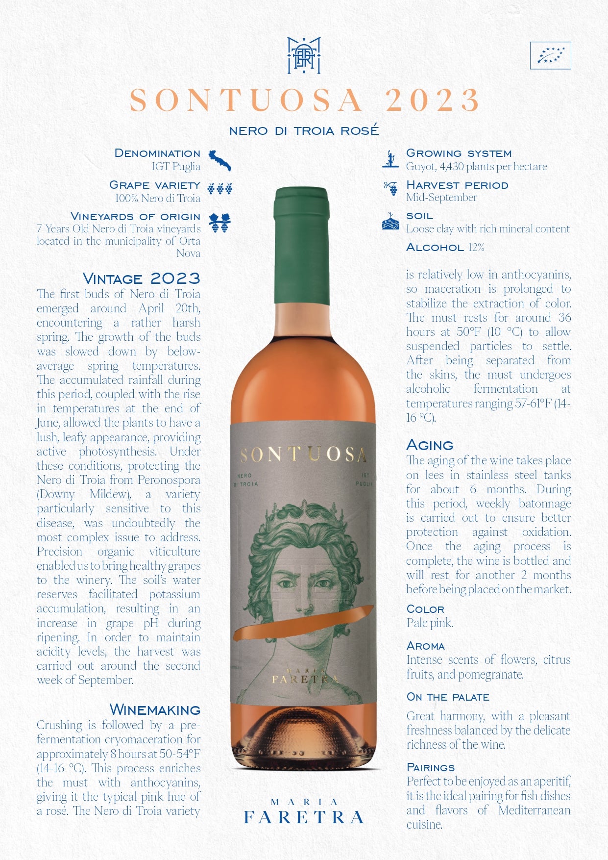 ROSEWEIN TAUROSAE IRPINIA ROSATO DOP – 75CL – IRPINE WEINBERGE