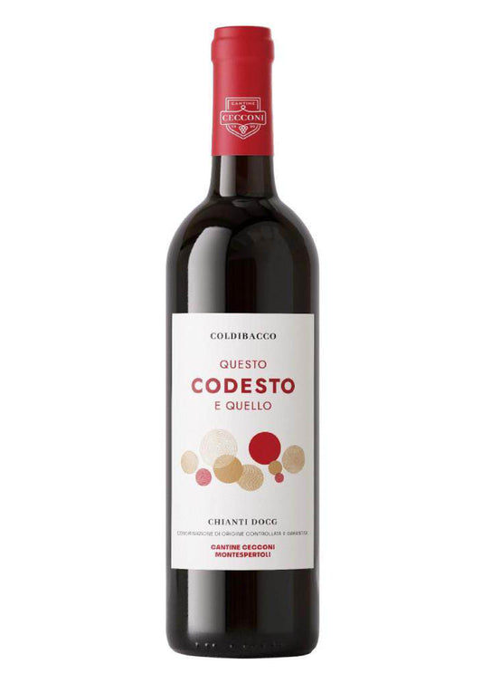 VINO ROSSO CODESTO COLDIBACCO DOCG - 75CL - CANTINE CECCONI