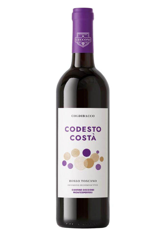 VINO ROSSO CODESTO COSTA' COLDIBACCO IGT - 75CL - CANTINE CECCONI