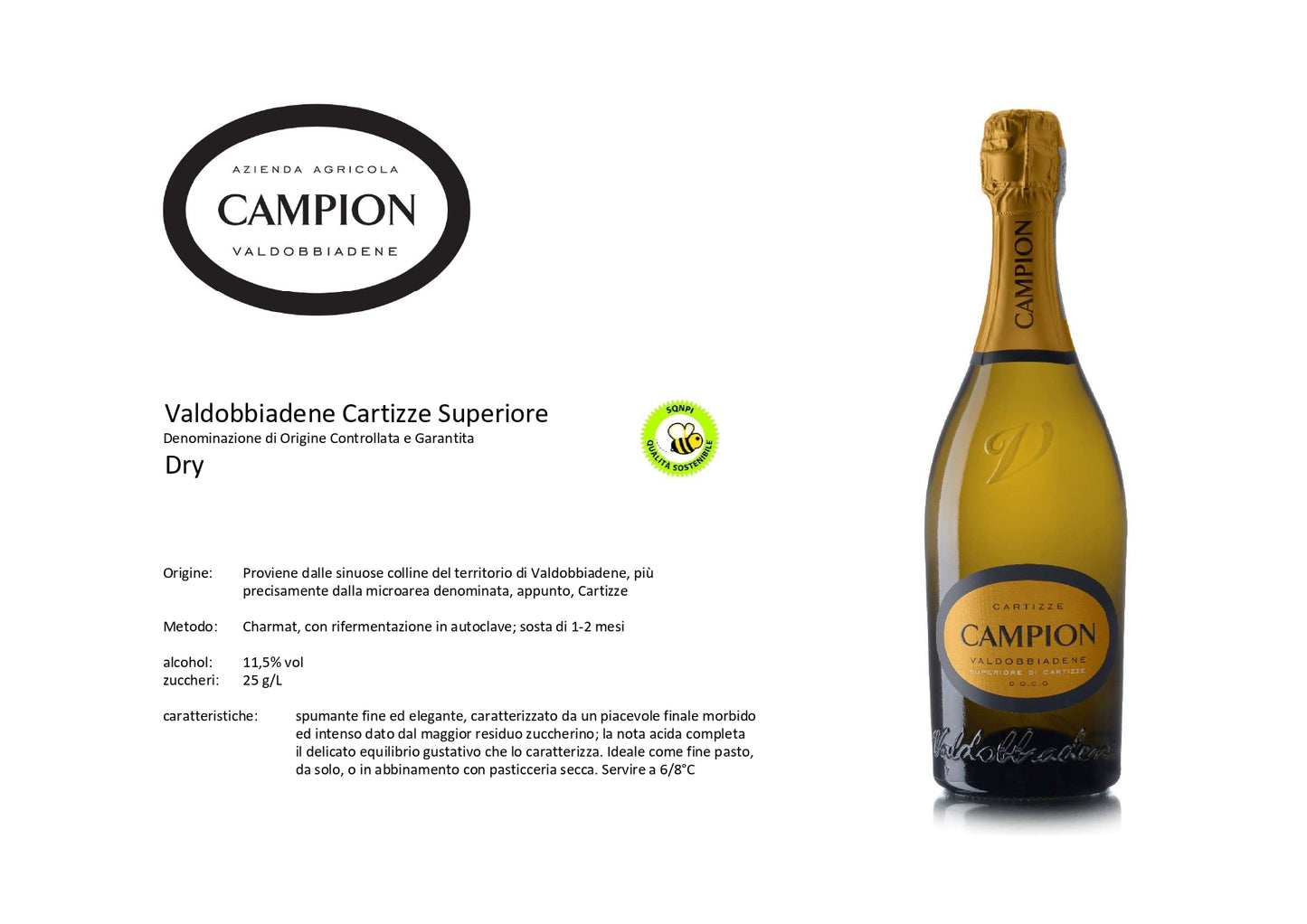 Falanghina Extra Dry Sparkling Wine