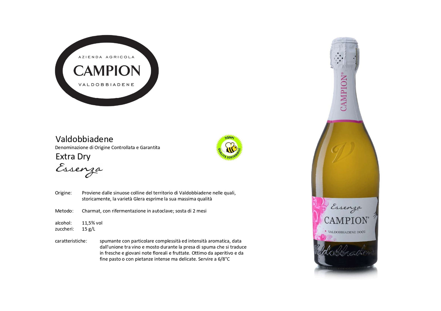 Falanghina Extra Dry Sparkling Wine
