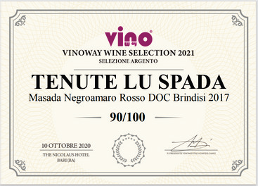 MASADA - NEGROAMARO BRINDISI DOC - 75CL - TENUTE LU SPADA