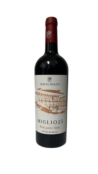 VINO ROSSO MIGLIO 25 PALLAGRELLO NERO IGP - 75CL - TENUTA TRALICE