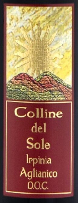 VINO ROSSO IRPINIA AGLIANICO DOC - 75CL - COLLINE DEL SOLE
