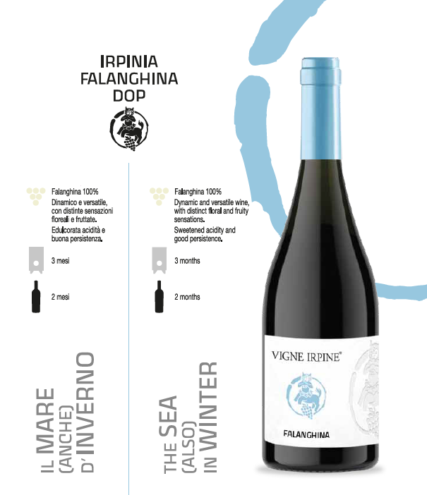 VINO BIANCO IRPINIA FALANGHINA DOP - 75CL - VIGNE IRPINE