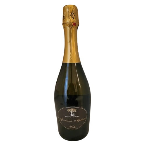 VINO SPUMANTE BIANCO ASPRINIO BRUT - 75CL - MASSERIA COSTE DI CUMA